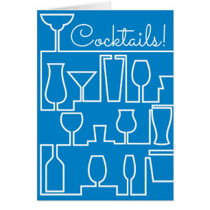Blue cocktail party