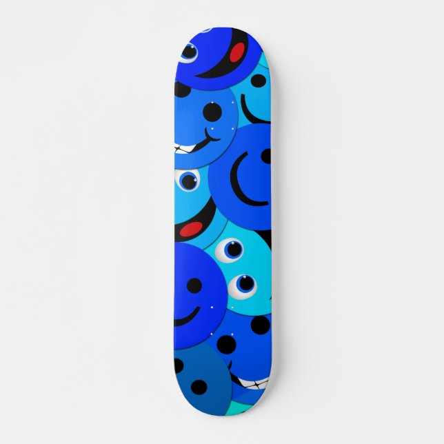 BLUE COLLAGE SKATEBOARD (Front)