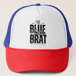 Blue Collar Brat Trucker Hat