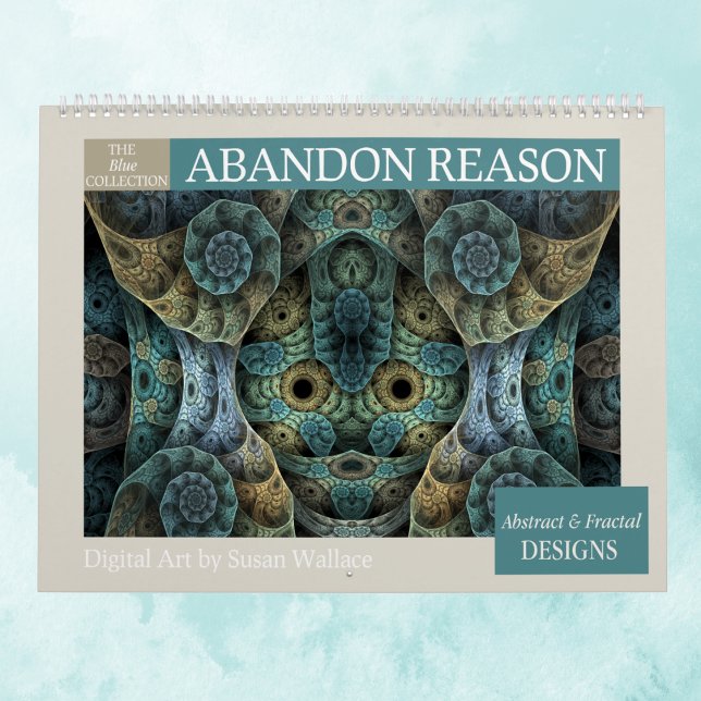 Blue Collection Abstract Fractals 2026 Calendar (Creator Uploaded)