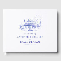 Blue Colonial House/Mansion/Manor Wedding