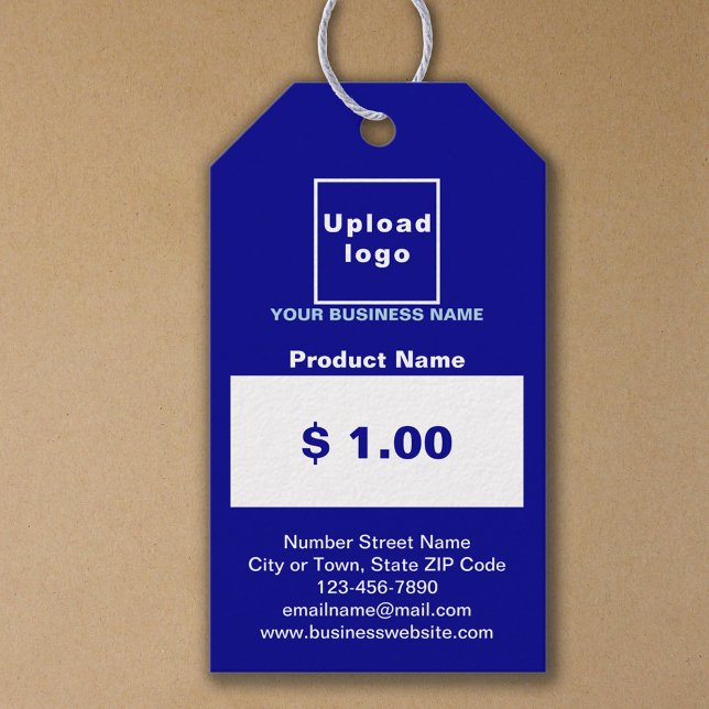 Blue Colour Business Product Price Tag (Blue color business product price tag)