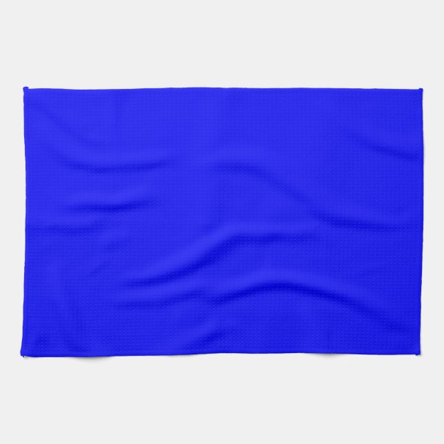 Blue Colour Customized Designer Kitchen Towel (Horizontal)