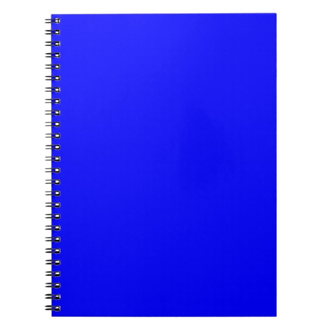 Blue Colour Customized Designer Notebook (Front)