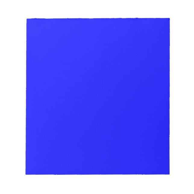 Blue Colour Customized Designer Notepad (Front)