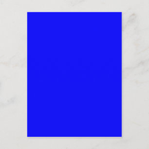 Blue Colour Customized Designer Postcard