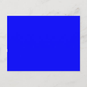 Blue Colour Customized Designer Postcard