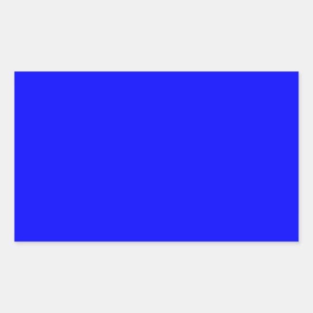 Blue Colour Customized Designer Sticker (Front)