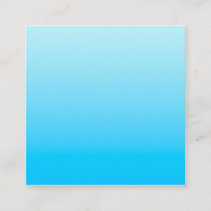 Blue colour gradient background square business card