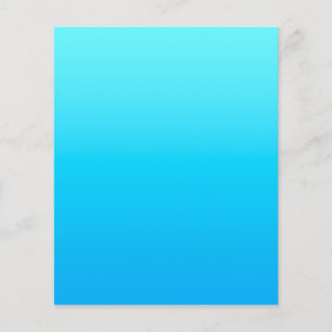Blue colour gradient flyer