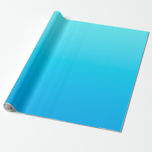 Blue colour gradient wrapping paper