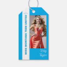 Blue Colour Pop Custom Photo Tags