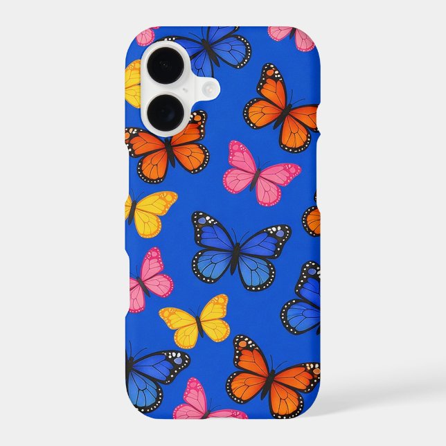 Blue Colourful Butterflies (Back)