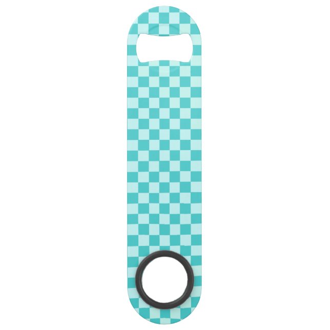Blue Combination Classic Checkerboard by STaylor Bar Key (Front)