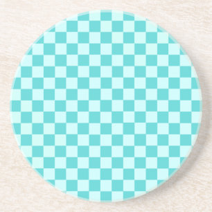 Blue Combination Classic Chequerboard by STaylor Coaster
