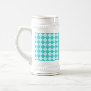 Blue Combination Diamond Pattern by Shirley Taylor Beer Stein