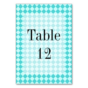 Blue Combination Diamond Pattern by Shirley Taylor Table Number