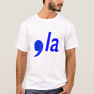 Blue comma la T-Shirt