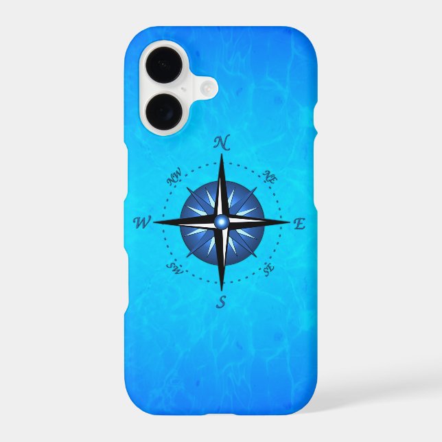 Blue Compass Rose (Back)