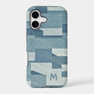 “Blue Concrete” étuis de téléphone personnalisés a