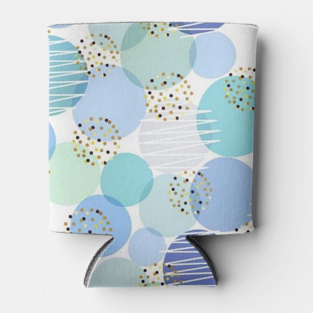 Blue Confetti Can Cooler (Front)