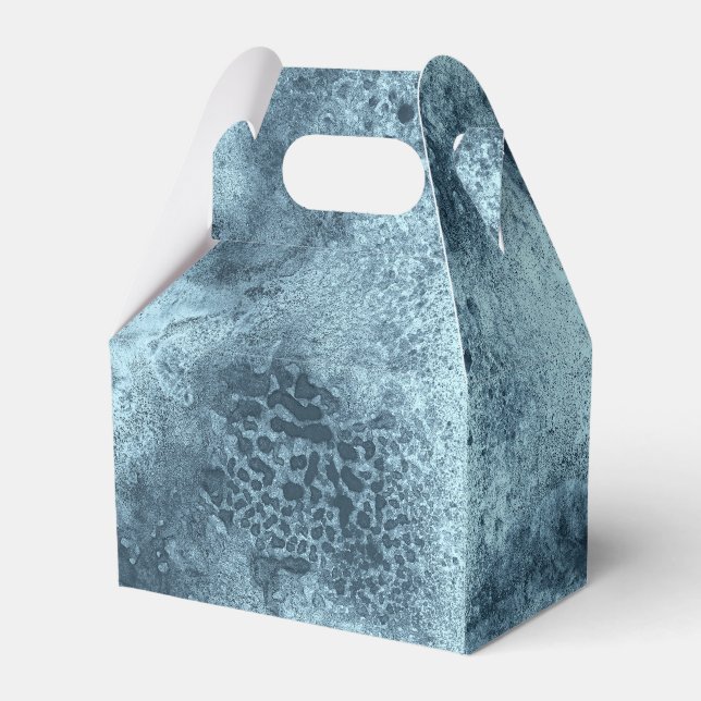 Blue Coral Favor Box (Front Side)