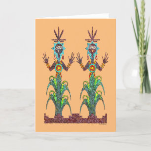 Blue Corn People Card