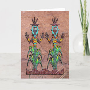 Blue Corn People, Navajo Mythology Card