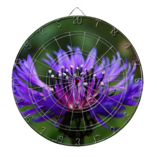 Blue Cornflower Flower Blossoms Peace Love Destiny Dartboard