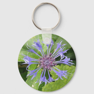 Blue Cornflower Keychain