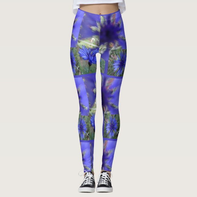 Blue Cornflower Legging (Front)
