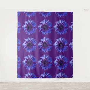 Blue cornflowers tapestry