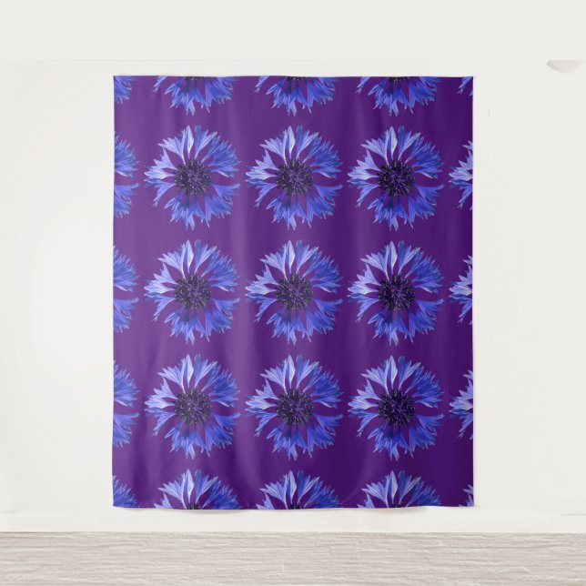 Blue cornflowers tapestry (Front)