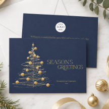 Blue Corporate Business Logo Holiday