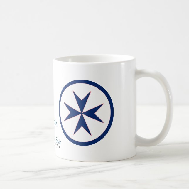 Blue Corsair Style Coffee Mug (Right)