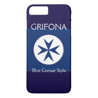 BLUE CORSAIR STYLE octagon cross