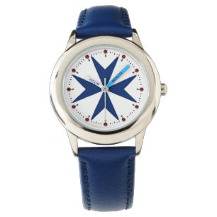BLUE CORSAIR STYLE Octagon Cross Watch