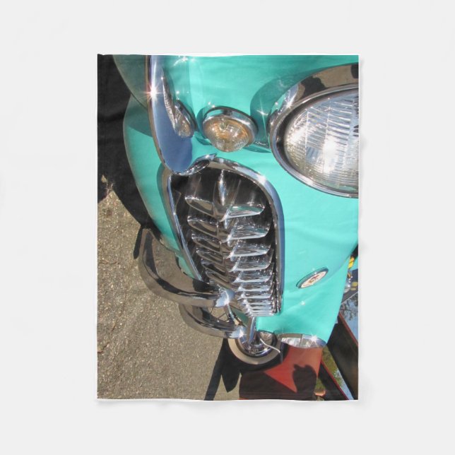 Blue Corvette Fleece Blanket (Front)