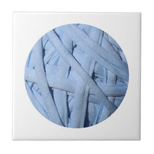 Blue Cotton Yarn Material Texture Tile