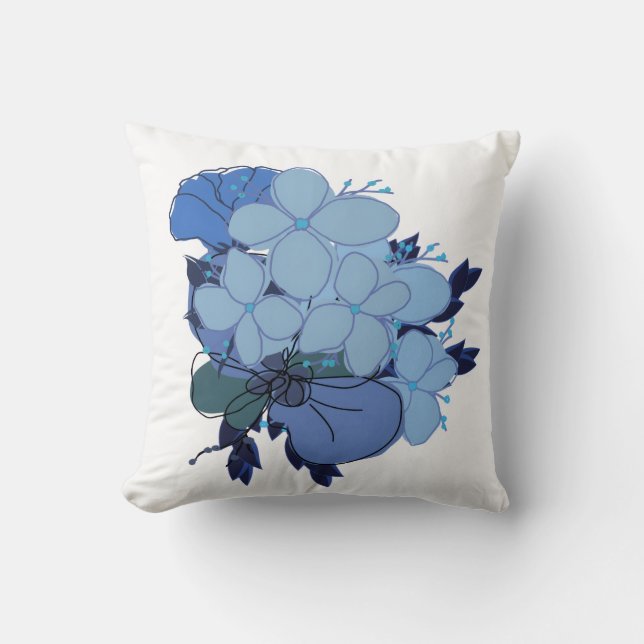 Blue Couch Pillow (Front)