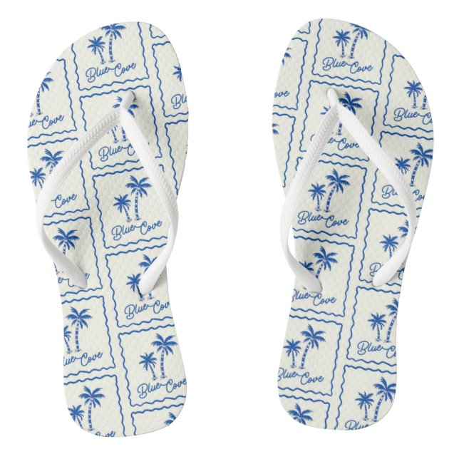 Blue Cove Flip Flops (Footbed)