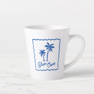 Blue Cove Latte Mug