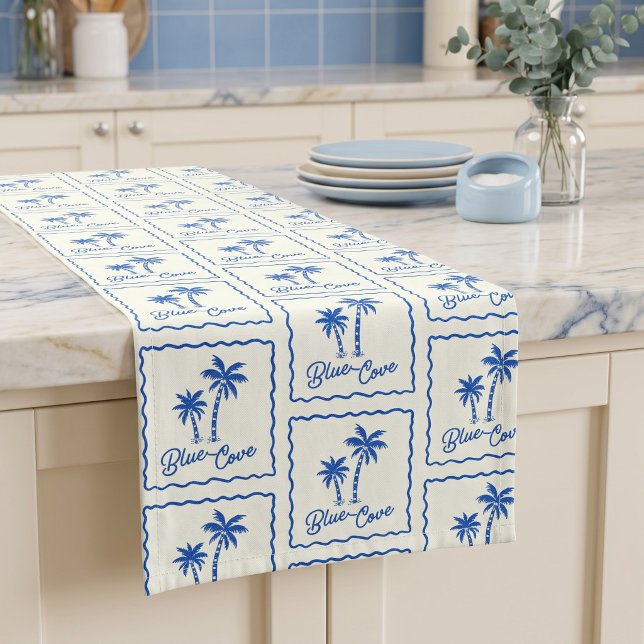 Blue Cove Long Table Runner (Creator Uploaded)