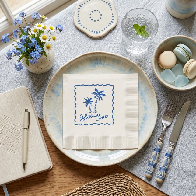 Blue Cove Napkin (Creator Uploaded)