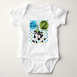 Blue Cow 2nd Birthday Tshirts and Gifts