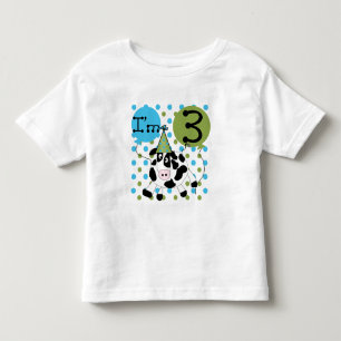 Blue Cow 3rd Birthday Tshirts and Gifts