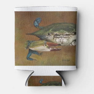 Blue Crab Can Cooler