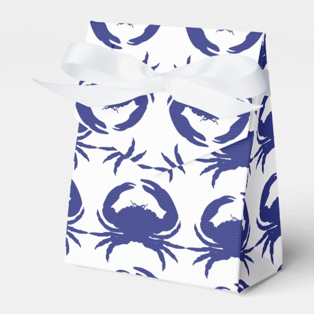 Blue Crab Celebrations Multi Styles Favor Box (Front Side)