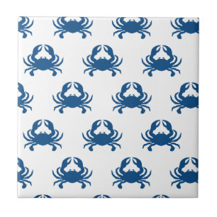 Blue Crab Ceramic Tile Coaster