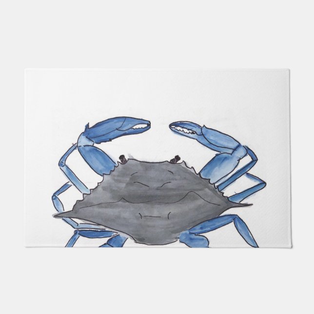 Blue Crab Doormat (Front)